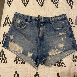Zara denim shorts